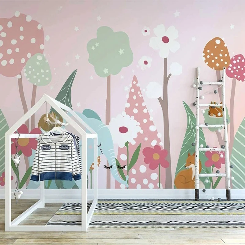 

MU8555 Mural Cartoon Hot Air Balloon And Stars Wallpaper For Children's Room Home Decoration Wall Paper Wall Covering Fresco