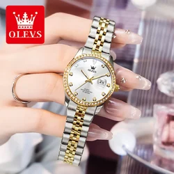 OLEVS 3629 Luxury Classic Quartz Watch For Women Calendar Fashion Elegant Woman Watches Waterproof Luminous Dress Hand Clock