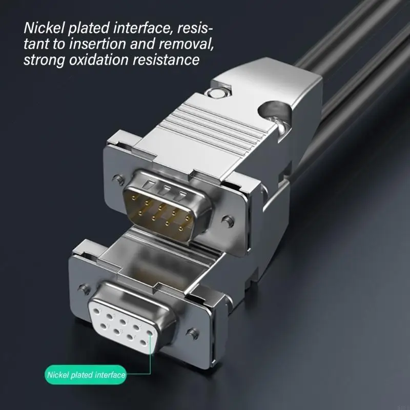 Double Shielded RS232 DB9 Cable for Fast Speed Data Transfer in Various Lengths 83CE