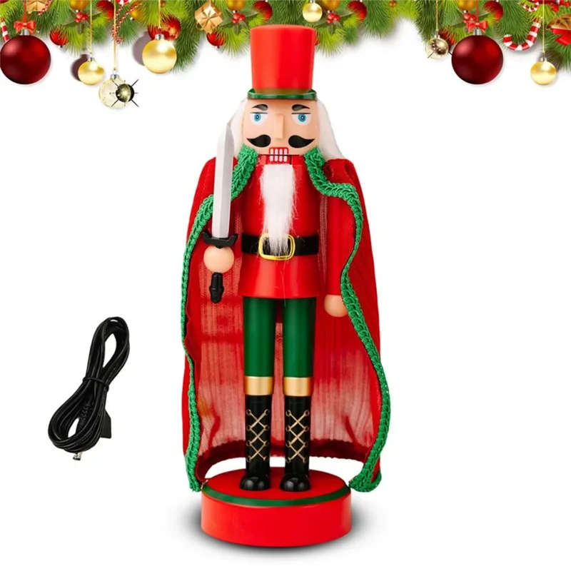 

THIVN-подсветка для рождественских украшений Щелкунчик Настольный орнамент Освещенный Щелкунчик Солдат Коллекционный на Рождество