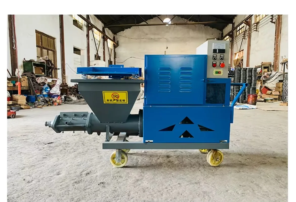 High Performance Mortar Spraying Machine with Mixer Gypsum Spraying Machine Putty Concrete Wall Plastering Machine