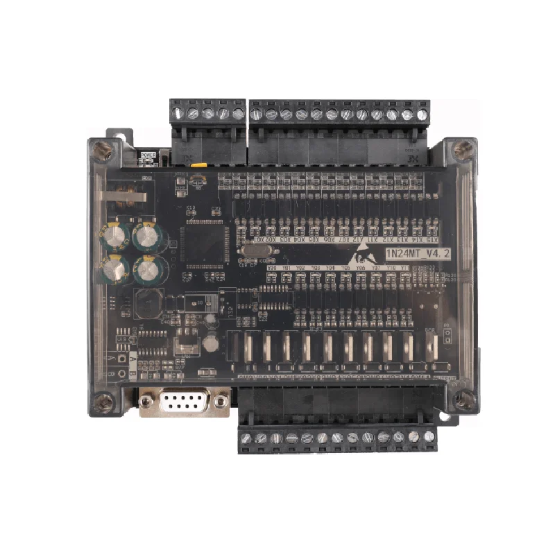 PLC industrial control board FX1N 24MT 14 input / 10 output 2 road 100K pulse output DC24V