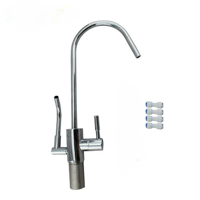 Factory Made New Alkaline Water Dispensing Countertop Polished Chrome Finish Alkaline Water Ionizer Faucet