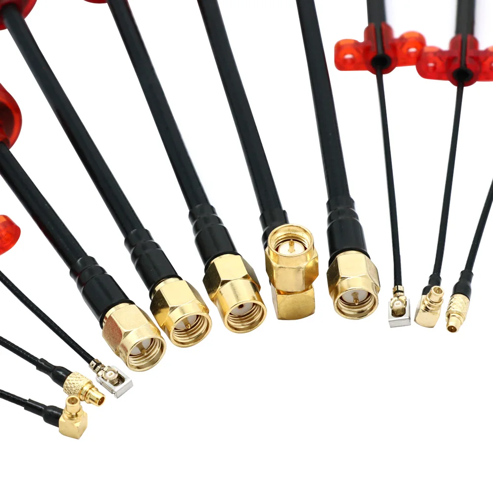 Rush Cherry Antenna FPV 5.8G Antenna LHCP RHCP SMA MMCX UFL Adattatore connettore antenna a lungo raggio Stubby per drone da corsa
