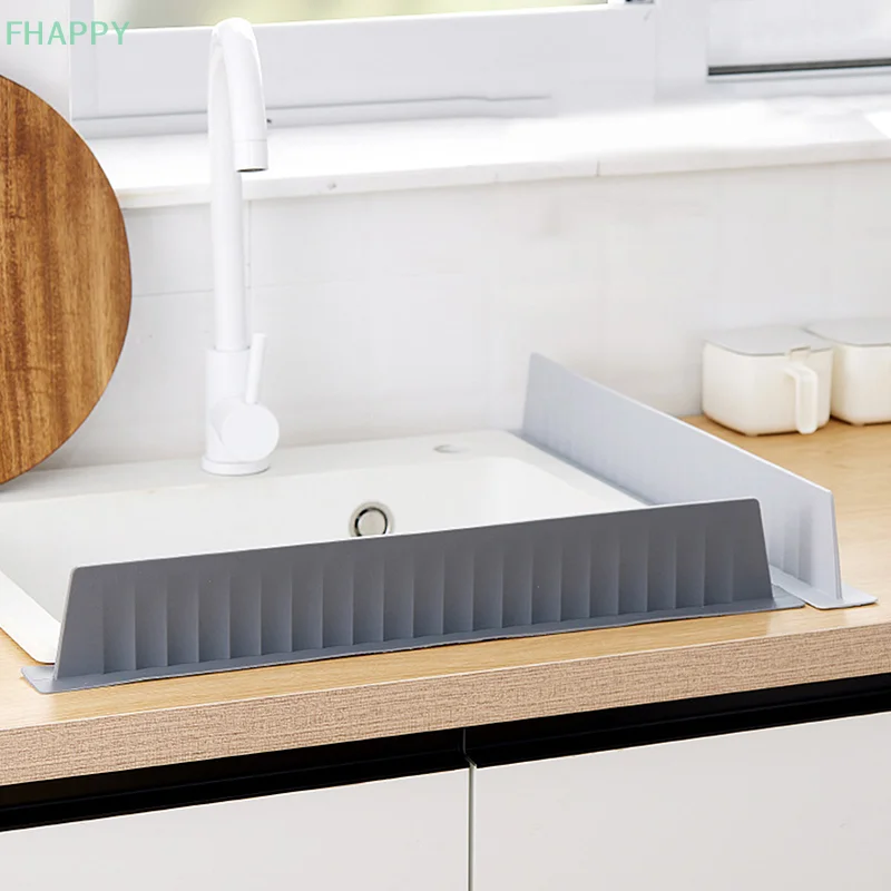 ซิลิโคนอ่างล้างจาน Splash GUARD เคาน์เตอร์ครัวนํากลับมาใช้ใหม่ Heightenin บาร์น้ํา Baffle PLATE Splash SINK GUARD Baffle