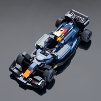 DIY Cool Collection Vehicle Ornament Series Classic RB20 Race Cars Model 303PCS Building Blocks Set Boys Toys Birthday Gifts