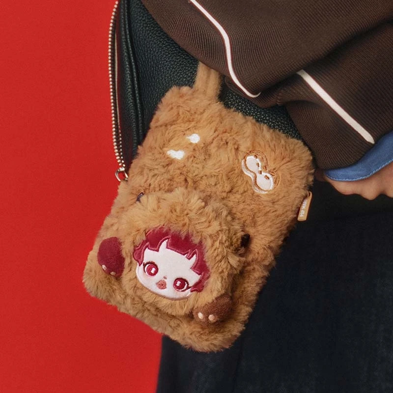 Genuine Popmart Skullpanda You Found Me! Series Plush Mini Bag Blind Box Phone Cute Storage Bag Trendy Toy Mystery Box Gift