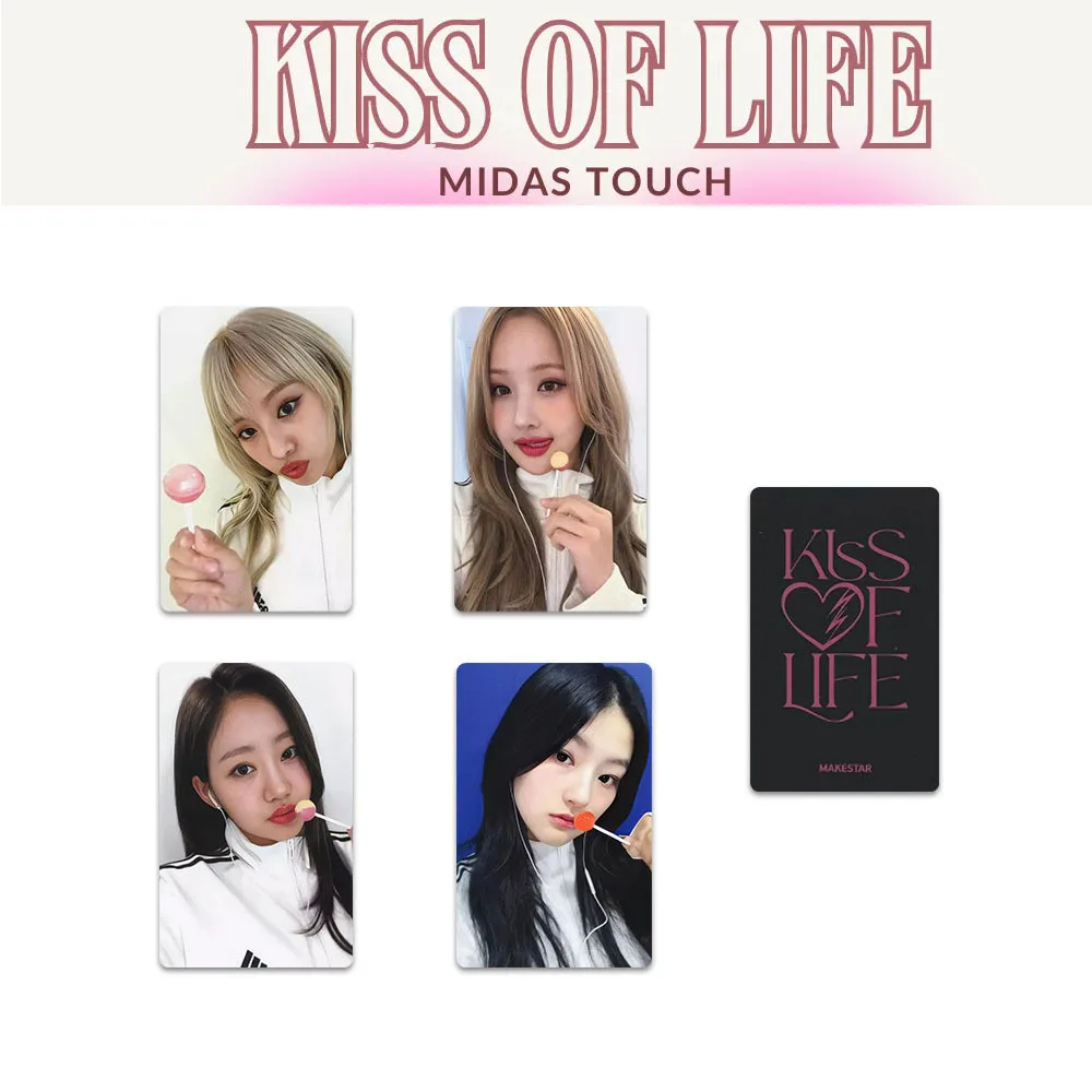 Kpop Idol KISS OF LIFE Album  Midas Touch Photo Card  KIOF Photocard