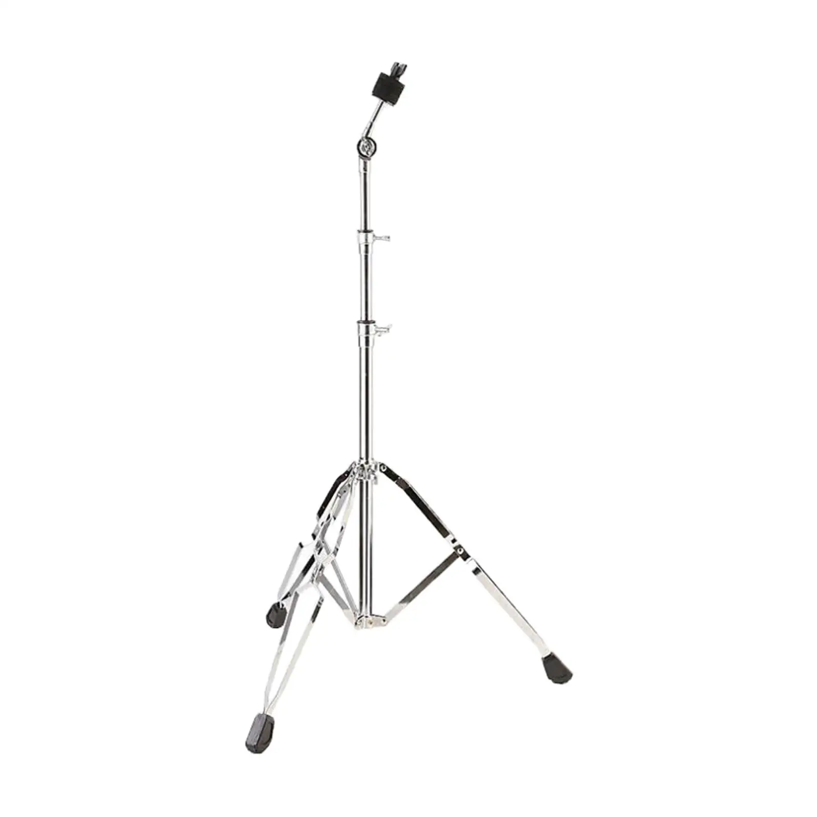 Metal Hi Hat Tripod Stand,Swivel Legs Folding Bracket,Double Braced Height Adjustable Drum Stand