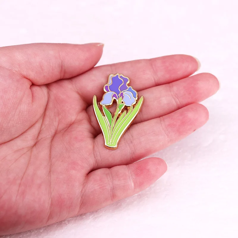 Exquisite Flower Brooch Plant Lover Lapel Pin Badge Women\'s Shirt Sweater Hat Coat Pin Fashion Accessory Pin Gift for Mom