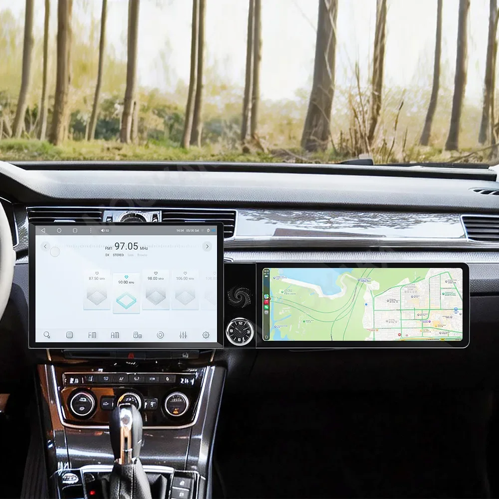 13.1 Inch 12.3 Inch Dual Screen for Volkswagen Passat 2016-2018 Android Auto Carplay Navigation Car Radio GPS Multimedia Player