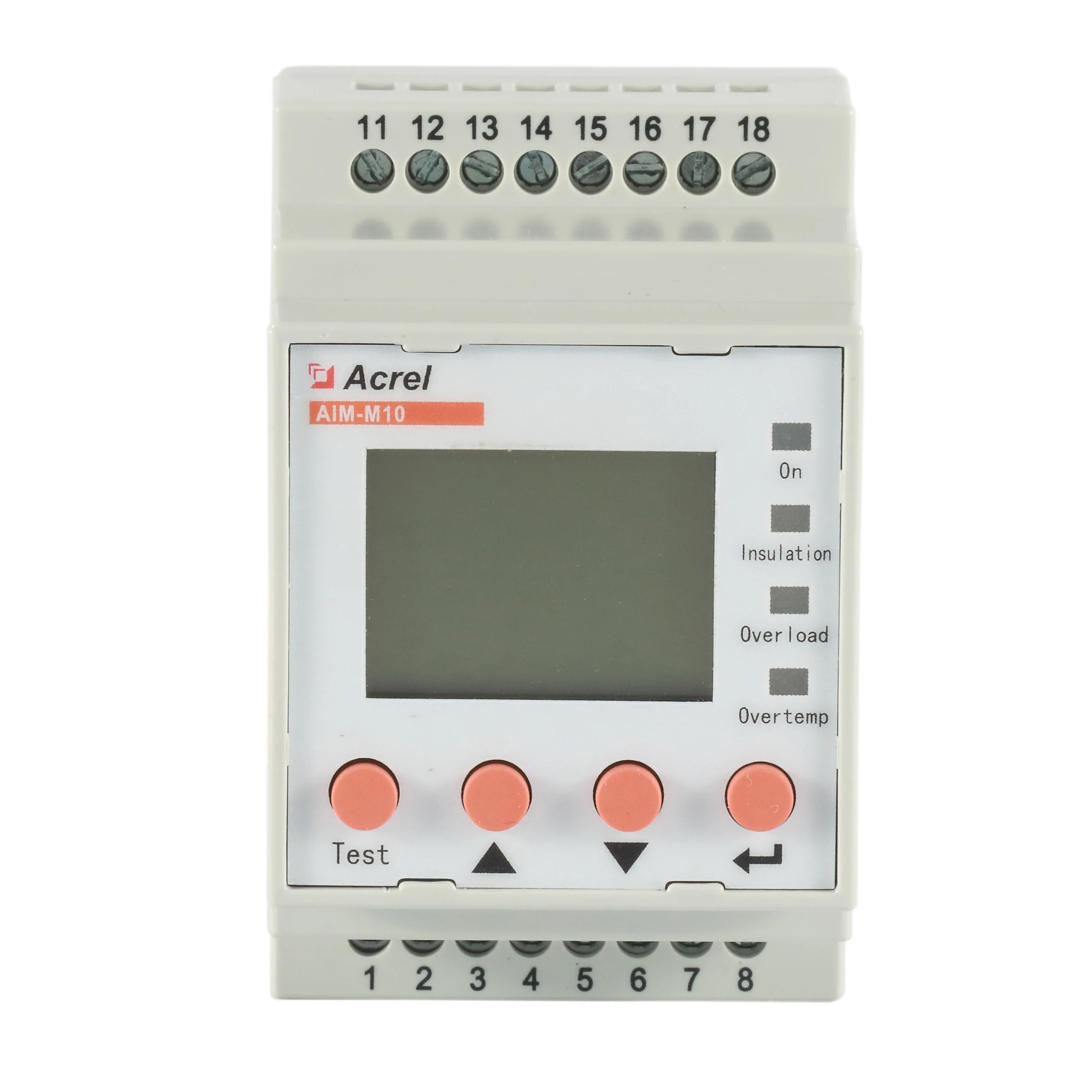 Acrel Easy Operation High Performance Insulation Monitor AC 220V 50-60HZ with 1channel RS485 Communication AIM-M10 for IT System