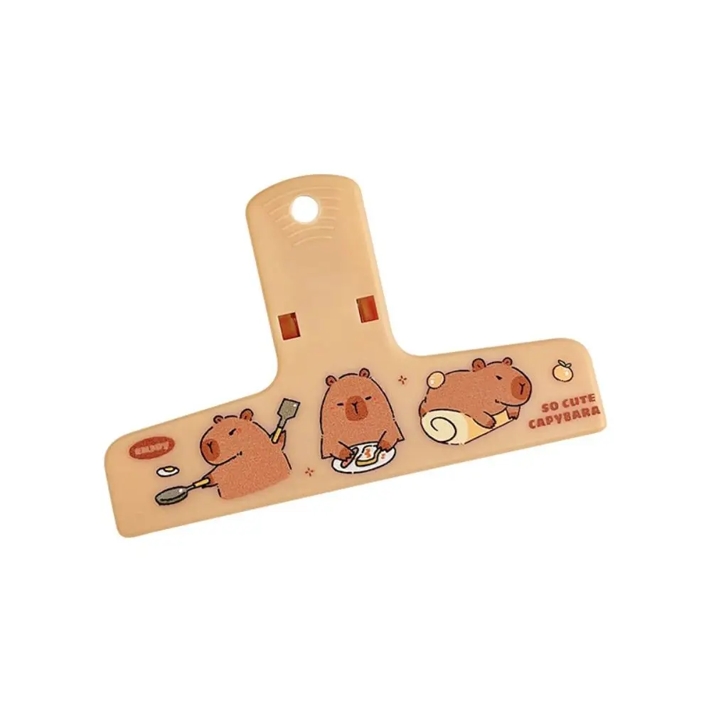 Fixed Clip Kawaii Capybara Storage Folder Portable Creative Cartoon File Folder Multifunction Multi-purpose Documents Clip Note