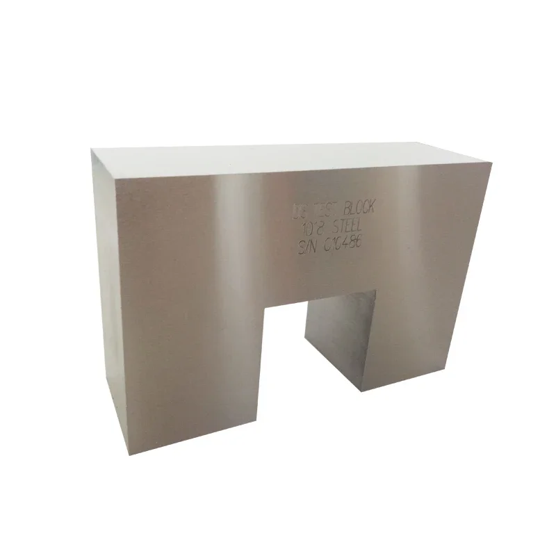 متوفر في المخزون ملحقات NDT UT بوصة وكتلة من النوع AWS المترية 1018 كتلة معايرة بالموجات فوق الصوتية من الفولاذ الكربوني DS Block #5