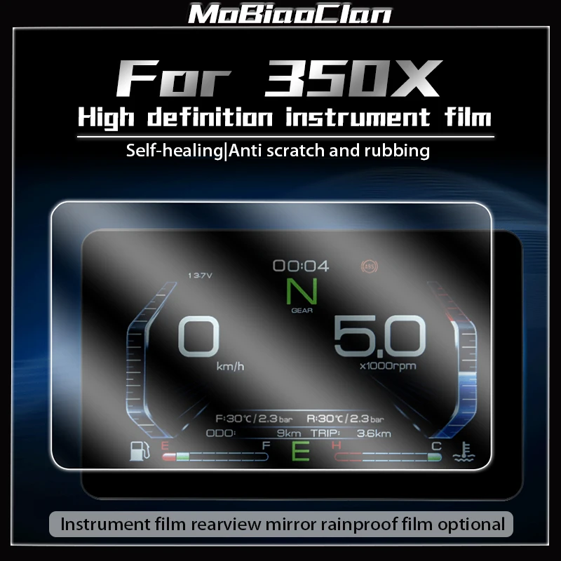 

FOR ZONTES 350X 350x Instrument film lamp film transparent smoked black protective film modification part
