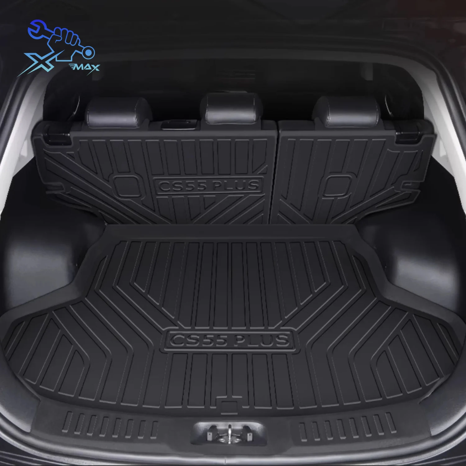 For Changan CS55 PLUS 2017-2026 TPE Car Trunk Mat Custom Fit Trunk Liner All Season Cargo Mat Trunk Protection Mat Waterproof