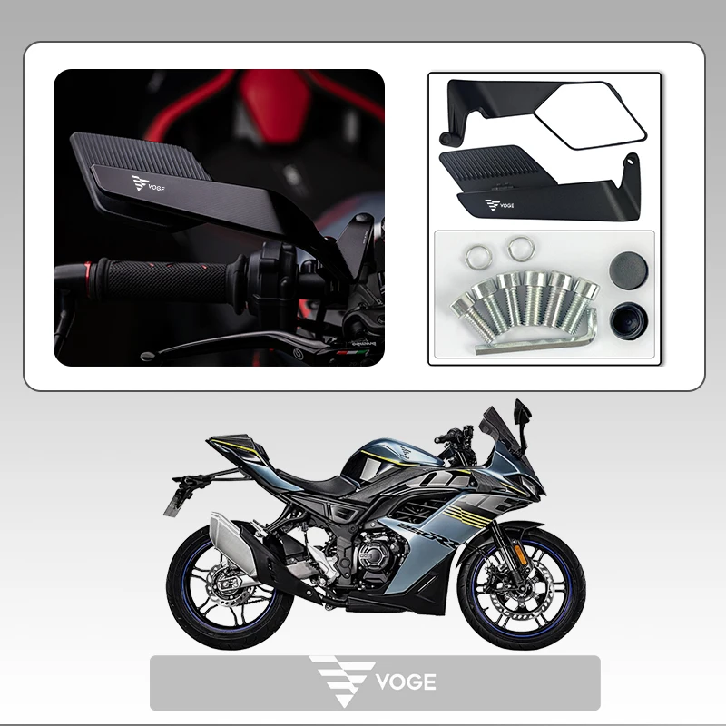 

Premium Motorcycle alloy RearView Mirror 360° Adjustable Wind Wing For LONCIN VOGE 500DS 650DS 500R 500AC 300AC RR DS525X Rally