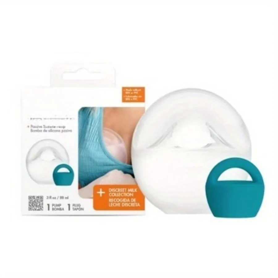 Силиконовый молокоотсос — использует пассивное всасывание для естественного экспресс-молока и легко собирает до 3-унций молока.