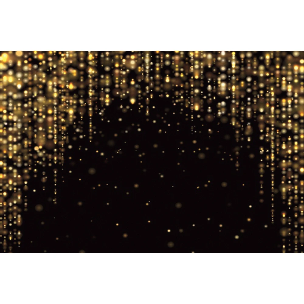 Gold Silver Glitter Bokeh Photography Backdrop Black Golden Shiny Dot Backgrounds For Birthday Party Photo Studio Decor Custom