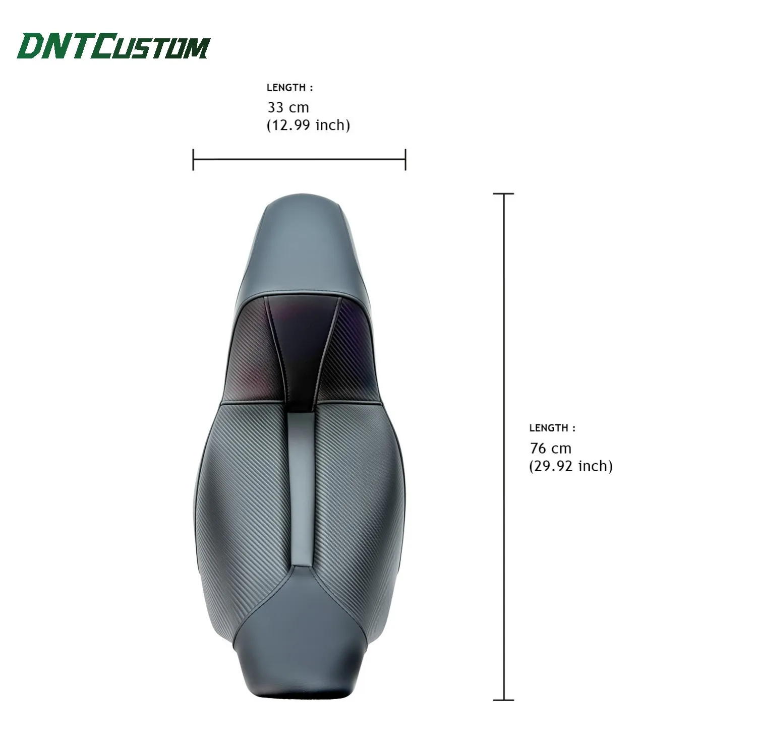 DNTCUCTOM Performance Carbon Fiber Gel inside Step Up Seat for Harley Touring 2008-2023 Motorcycle Parts