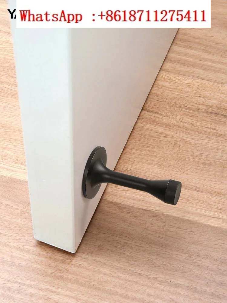 Extended bedroom anti-collision indoor door stall bathroom door block