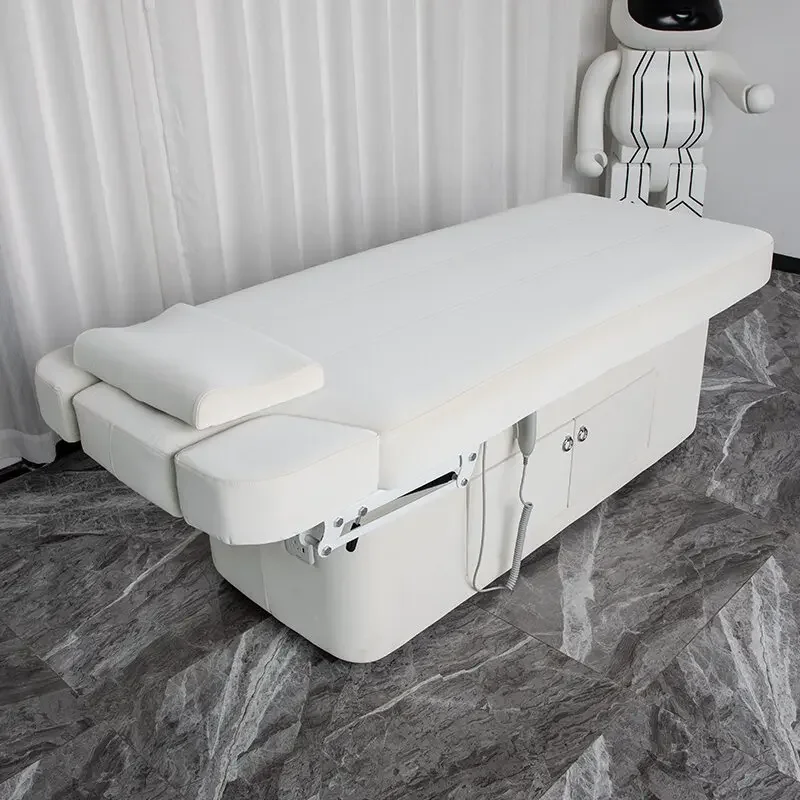 High end electric beauty bed with constant temperature heating, specialized SPA massage bed for beauty salons