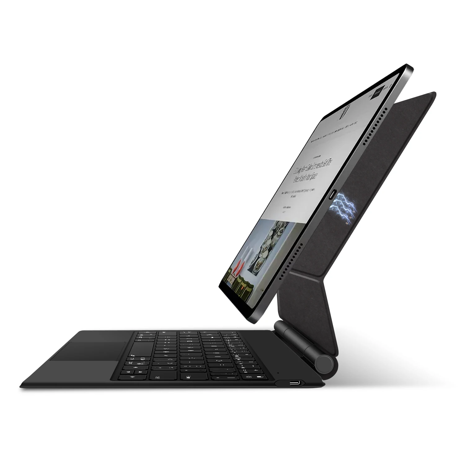 

Волшебная клавиатура для iPad Pro M5 11 дюймов 2025 A3357 iPad Pro 11 M4 2024 Smart Pogo Pin Прямое соединение Мультисенсорная подсветка