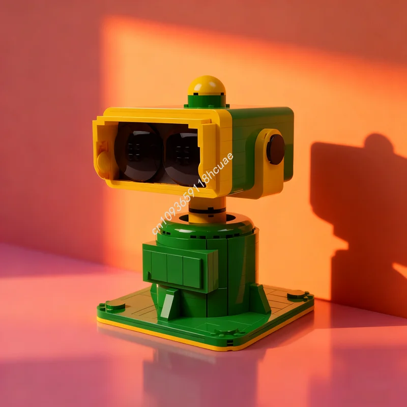 

666pcs MOC Odyssey Binoculars Mariosed Model Building Blocks Toy Architecture Christmas Gift Assemble Creative Education Kids