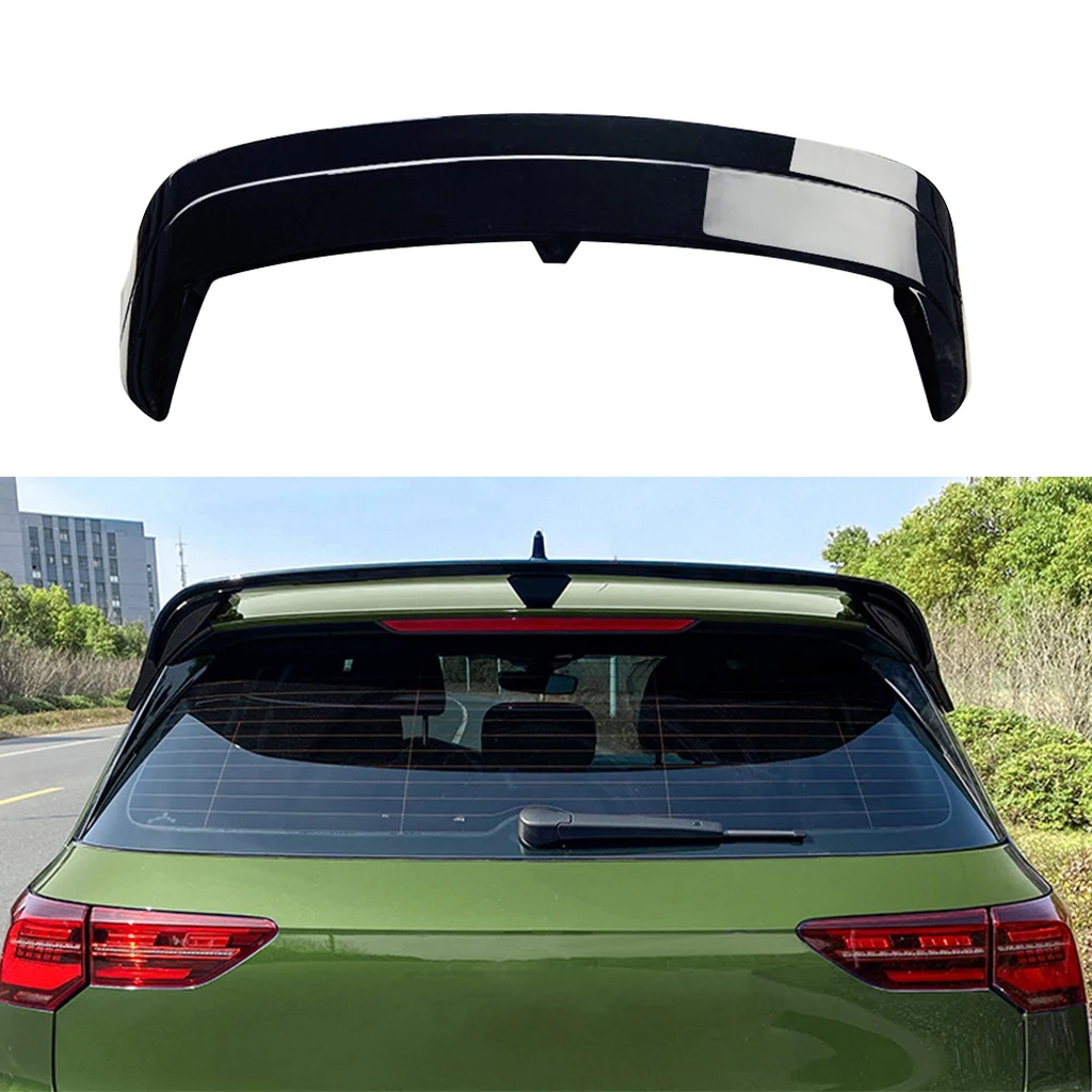

Rear Roof Trunk Spoiler Rear Wing Lip Trim Sticker Styling Body Kit For Volkswagen Golf 8 MK8 GTI R GTD Clubsport 2020-2023