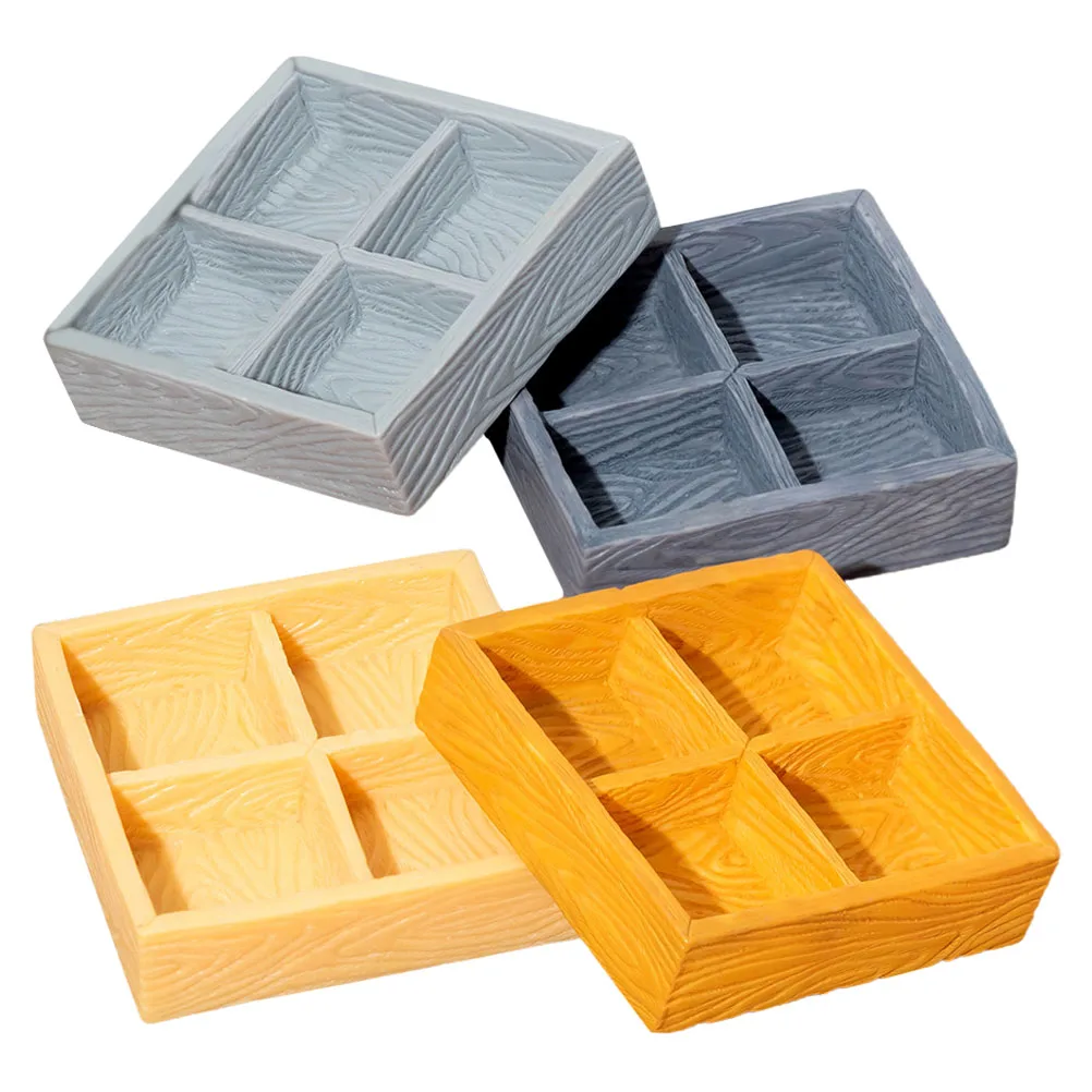 

4pcs MicroLandscape ResinOrnaments RealisticDesign MiniSceneDecor DollhouseFairyGarden Accessories StorageBox TrainModel