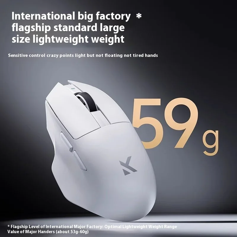 

MCHOSE G7 Pro Wireless Mouse Tri Mode Mouse Custom Paw3395 Long Battery Life 1 Ergonomics Low Delay Gaming Mice PC Accessories