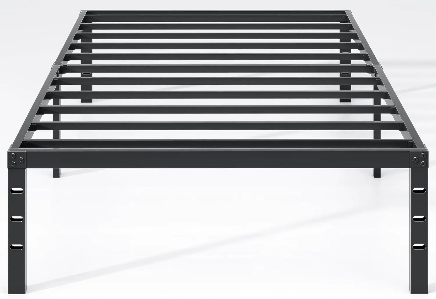 Metal Bed Frame,Twin Size Bed Frame with Storage,14 Inch