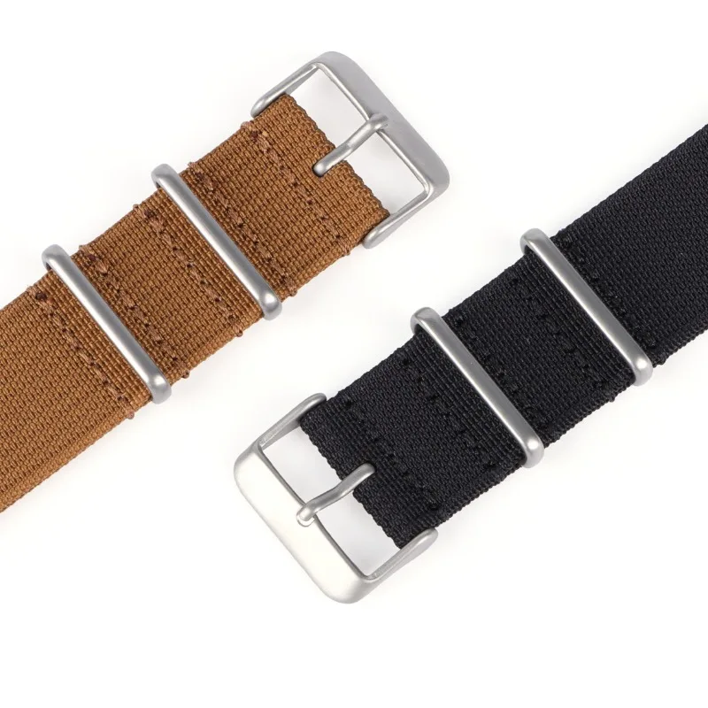 18mm 20mm 22mm Nylon Ribbed Watch Strap Men Women Universal For Samsung Galaxy Watch 3/4/5 Band For Huawei GT2 Bracelet Belt