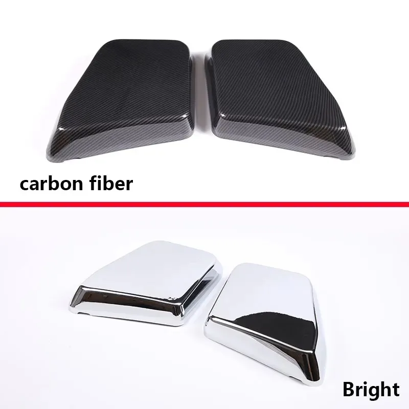 For Hummer H2 2003-2009 ABS Carbon Fiber Car Engine Hood Both Sides Decorative Cover Car Accessories