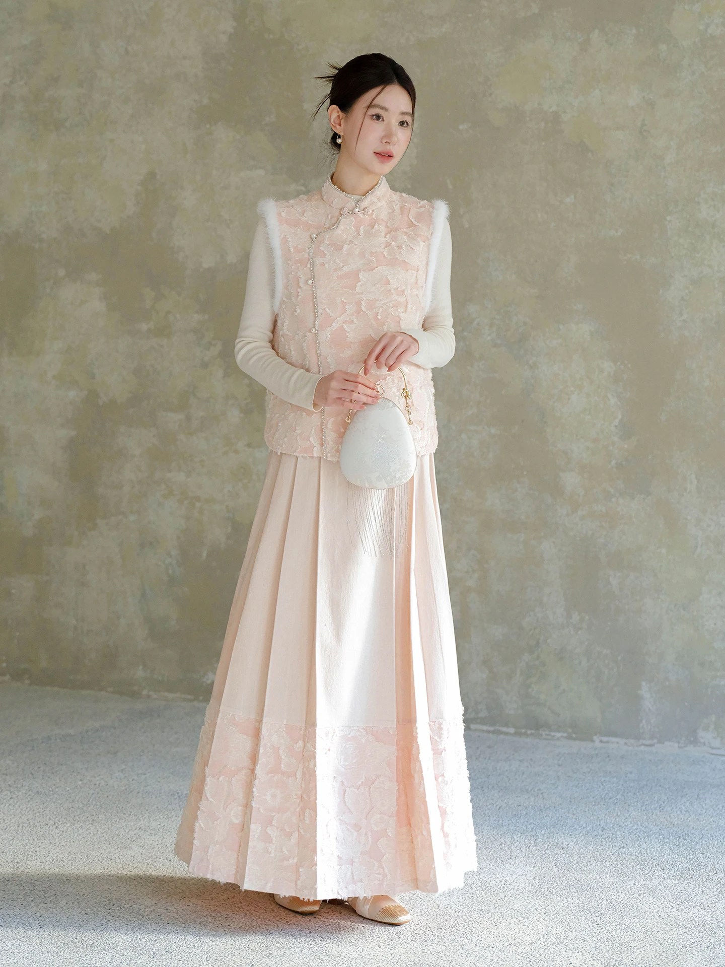 

Новый китайский хлопковый жилет Sle, женский зимний модный мягкий хлопковый костюм с 3D вырезом и цветочным принтом, комплект национального Sle Loose Fit No Sve