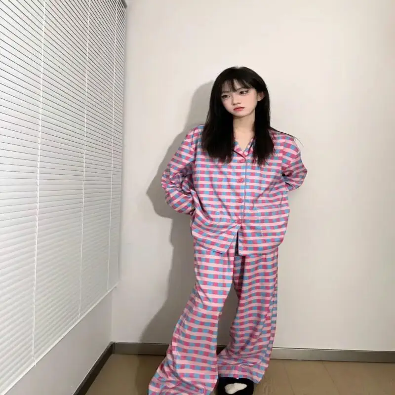 

Пижамный комплект, популярный женский пижамный комплект, женские теплые зимние пижамы, модная домашняя одежда, пижамы, милый и мягкий пижамный комплект на Рождество