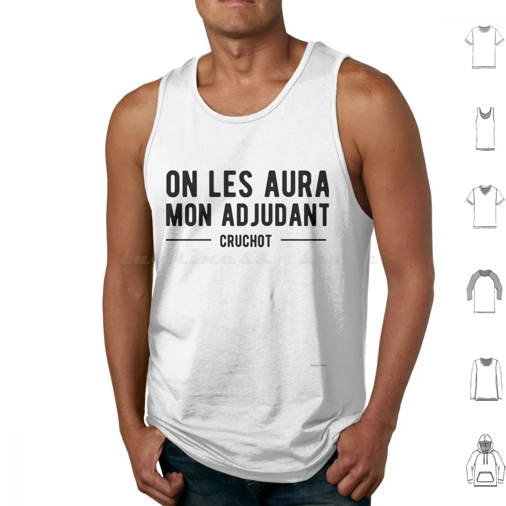 Louis De Funès Gendarme Cruchot Cult Sentence Tank Tops Print Cotton Louis De Funes Warrant Officer Policeman Funeral