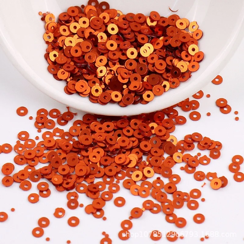 5g 2mm 3mm 4mm PVC French Matte Round Sequins Loose Cup Sequins Paillettes Glitter for Jewelry Making DIY Sewing Nail Art Craft