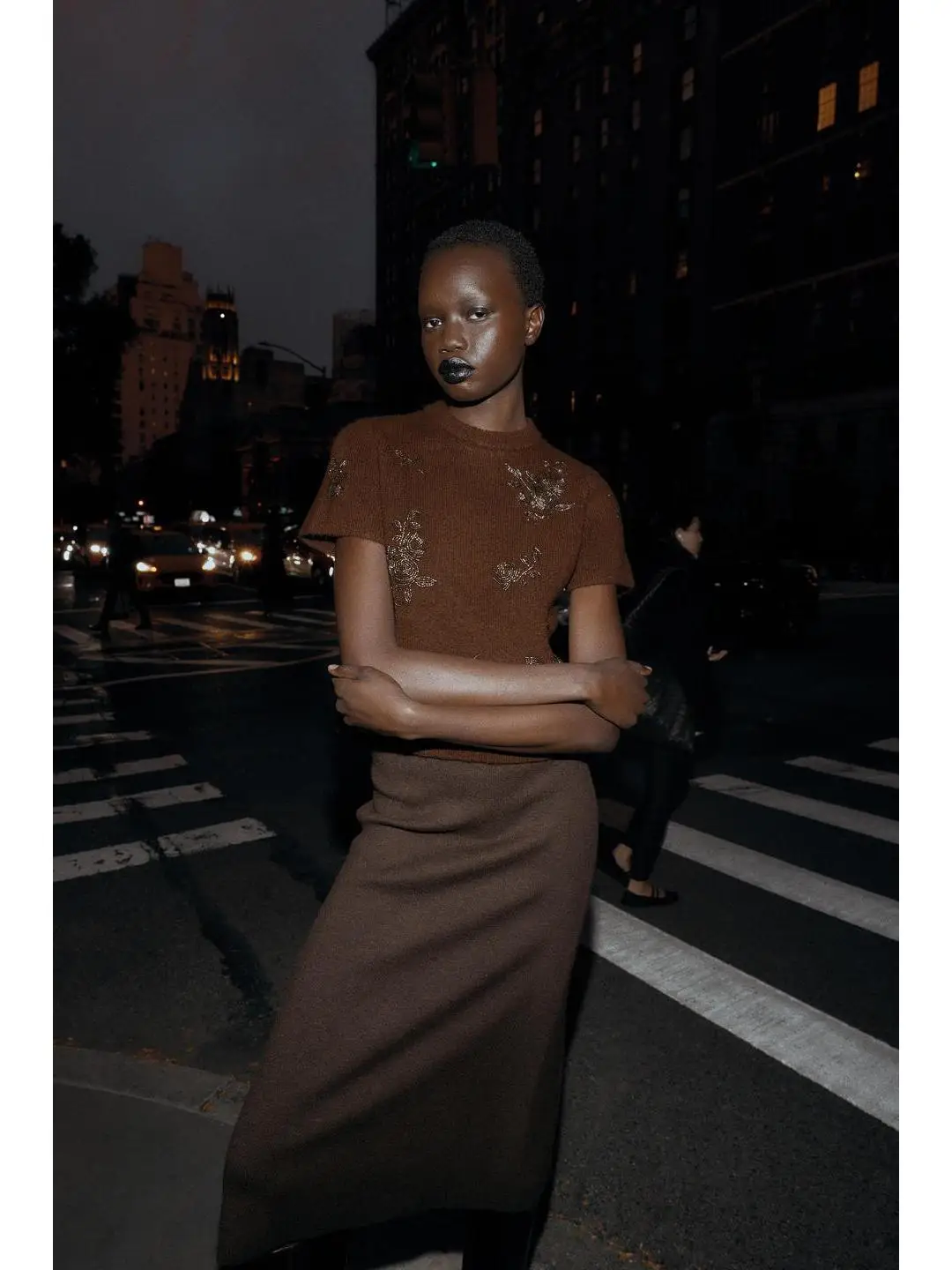 Zoete kralen ronde Ne ort Sve gebreide trui Casual Sle Herfst Winter Dames Faion Eenvoudig ontwerp Comfortabele pasvorm