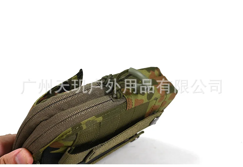Bolsa MOLLE impermeable Flecktarn nailon – Médica táctica - imagen 3