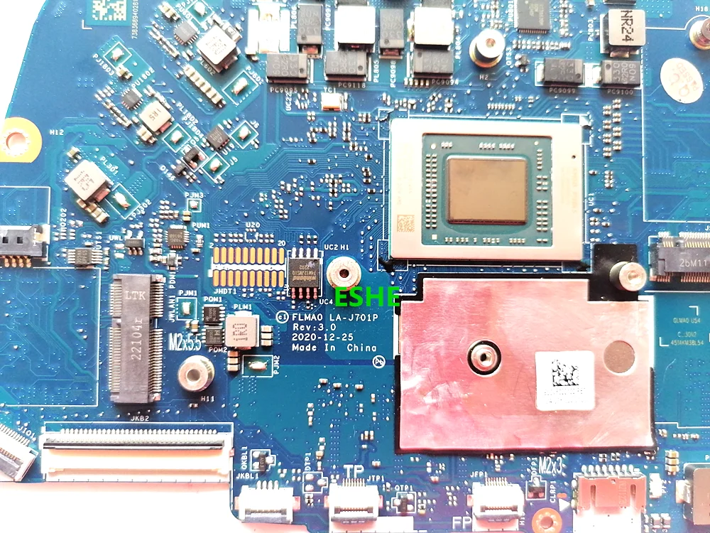 Imagem -03 - Placa-mãe do Portátil para Lenovo Ideapad La-j701p 514alc05 5-14are05 5b20z26875 5b21a98866 r3 r5 Cpu r7 8g 16g Ram 100 Novo