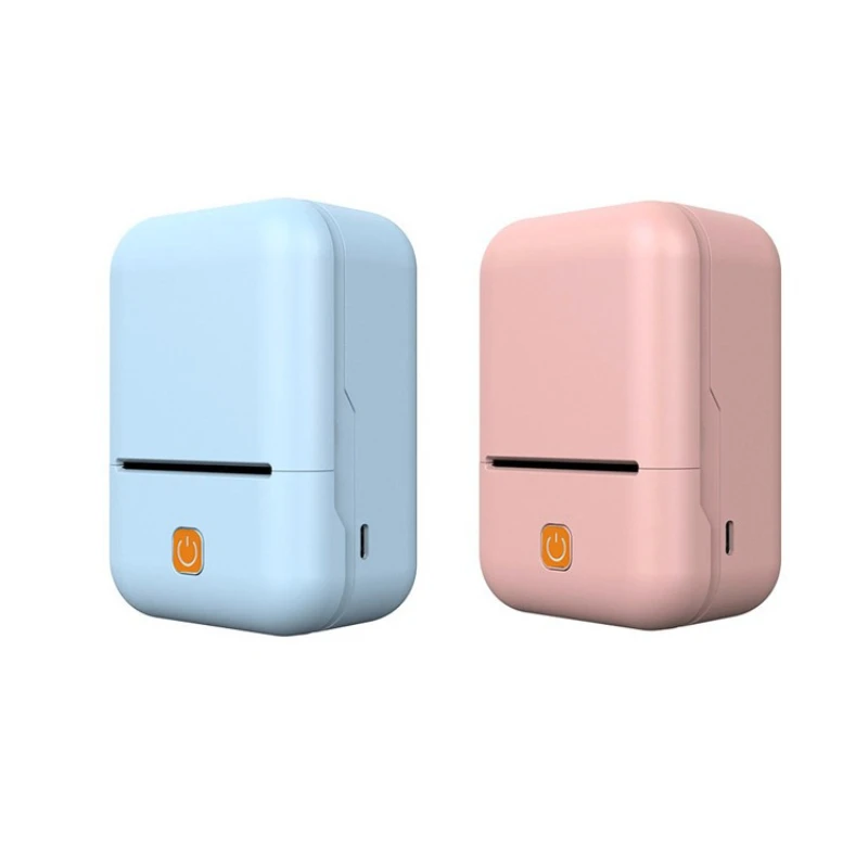 طابعة حرارية صغيرة محمولة للملصقات، طابعة ورق للملصقات، لوازم تعليمية، طابعة ملصقات الاسم لملاحظة خطأ عنوان الطالب