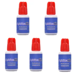 1pcs 5ml Korea funmix Glue RA01 for Eyelash Extensions 0.5s Dry Time Eyelash Extensions MSDS Adhesive Red Cap