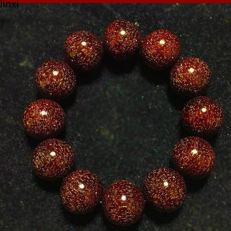 

Natural Small Leaf Red Sandalwood Bracelet Men And Women 2.0 Buddhist Prayer Beads 108 Pieces