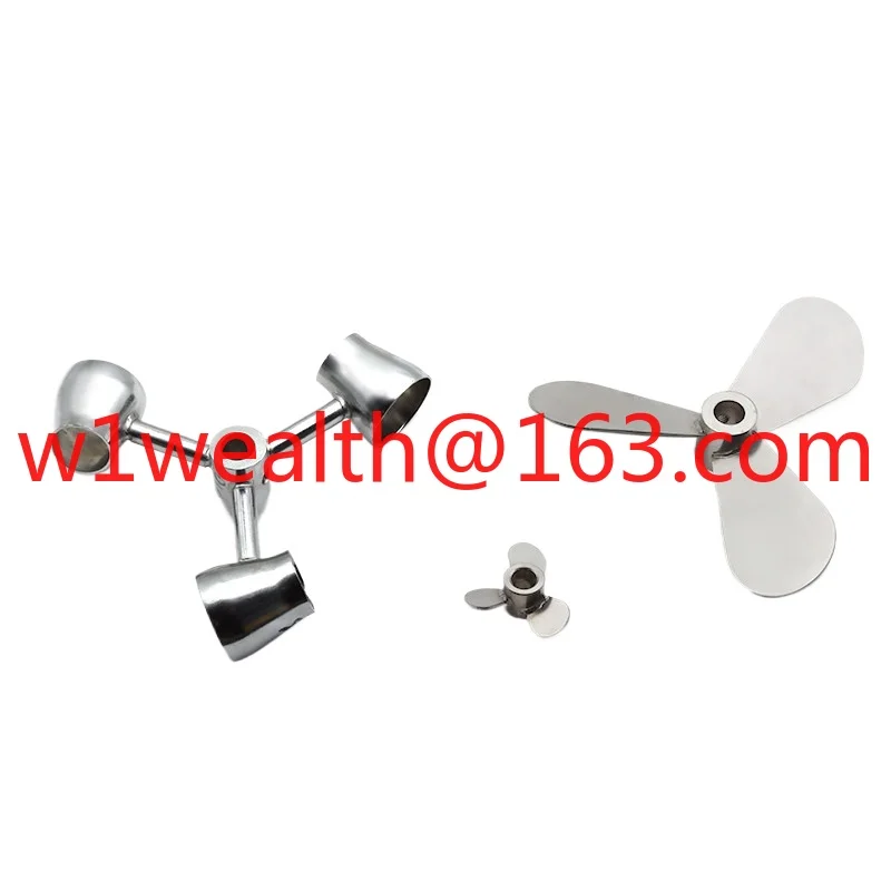 Mixer stainless steel 304/316 blade three-blade spiral, conical dispersion disc folding telescopic impeller