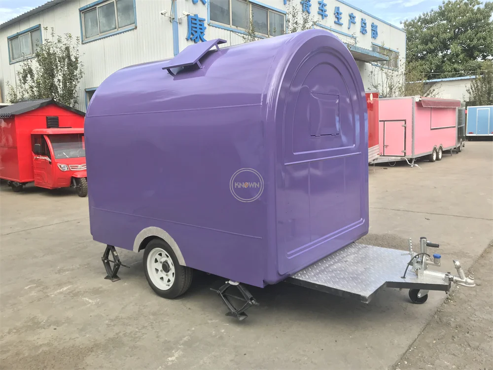 

Food Truck Van Snack Pizza Kiosk Custom Fully Kitchen Equipments Coffee Ice Cream Cart Concession Food Trailer