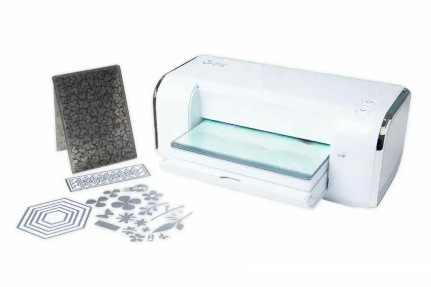 Big Shot Switch Plus Starter Kit (White), Electric Die Cutting & Embossing Machine For Arts & Crafts, Card Making, Scrapbooking