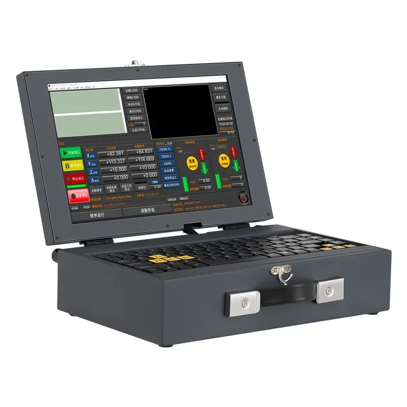CNC Mach3 touch screen Industrial Control Computer 14 inch with RS232 serial port Windows XP system for universal CNC router