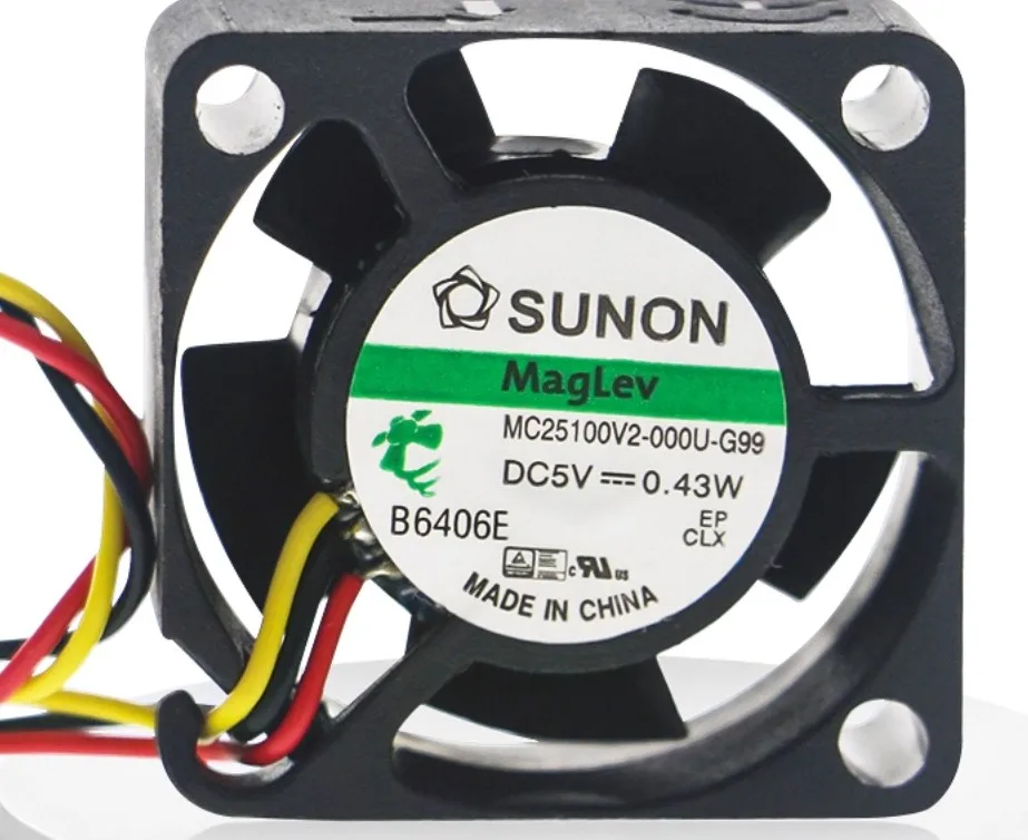 

Free shipping original MC25100V2-000U-G99 2510 5v 0.43W 2.5CM three wire micro cooling fan