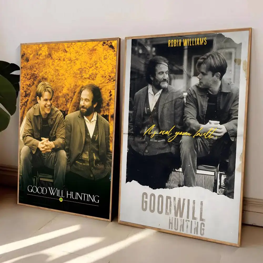 ملصق فيلم Sticky Good Will Hunting ملصقات ذاتية اللصق مناسبة لأي سطح جدار مقاوم للماء والرطوبة